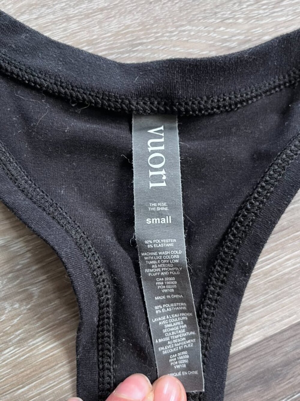 Vuori Lux Tank in Black - Picture 4 of 5
